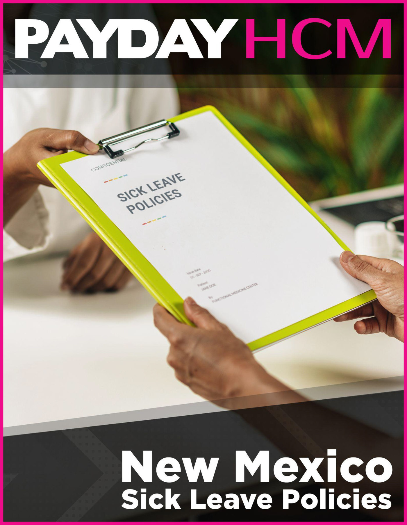 Payday - New Mexico Paid Sick Leave (Cover)