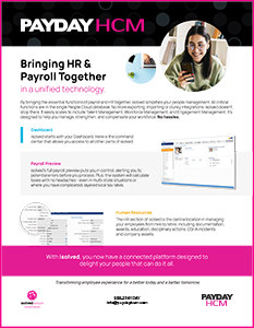 Payday HCM - Payroll and HR Solution Guide